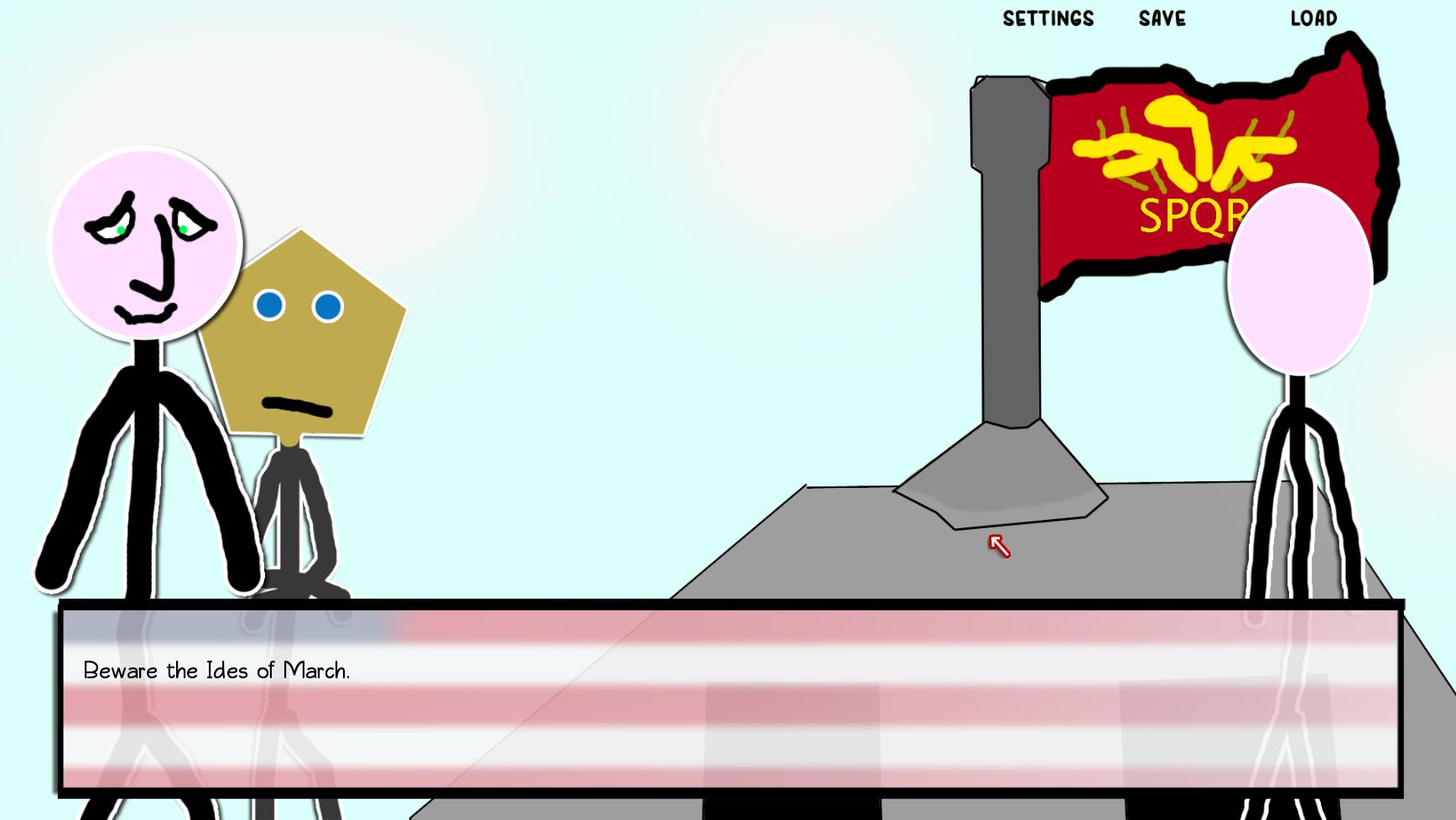 Paper Shakespeare: Stick Julius Caesar (with a dagger) screenshot 5