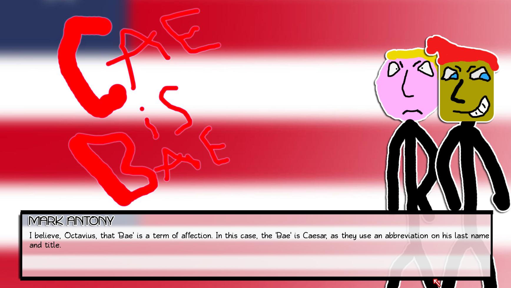 Paper Shakespeare: Stick Julius Caesar (with a dagger) screenshot 1