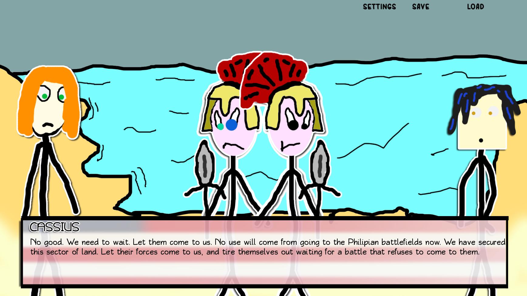 Paper Shakespeare: Stick Julius Caesar (with a dagger) screenshot 3
