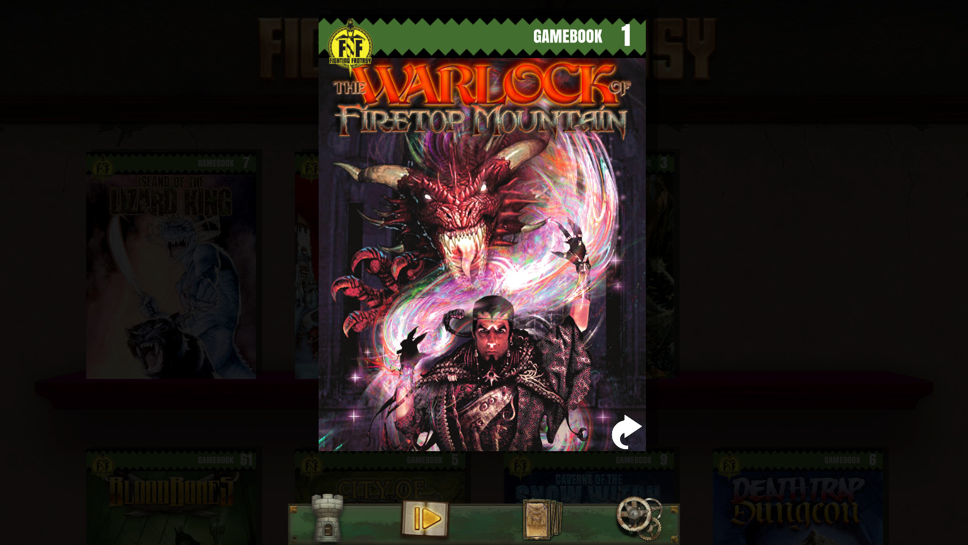 The Warlock of Firetop Mountain screenshot 1