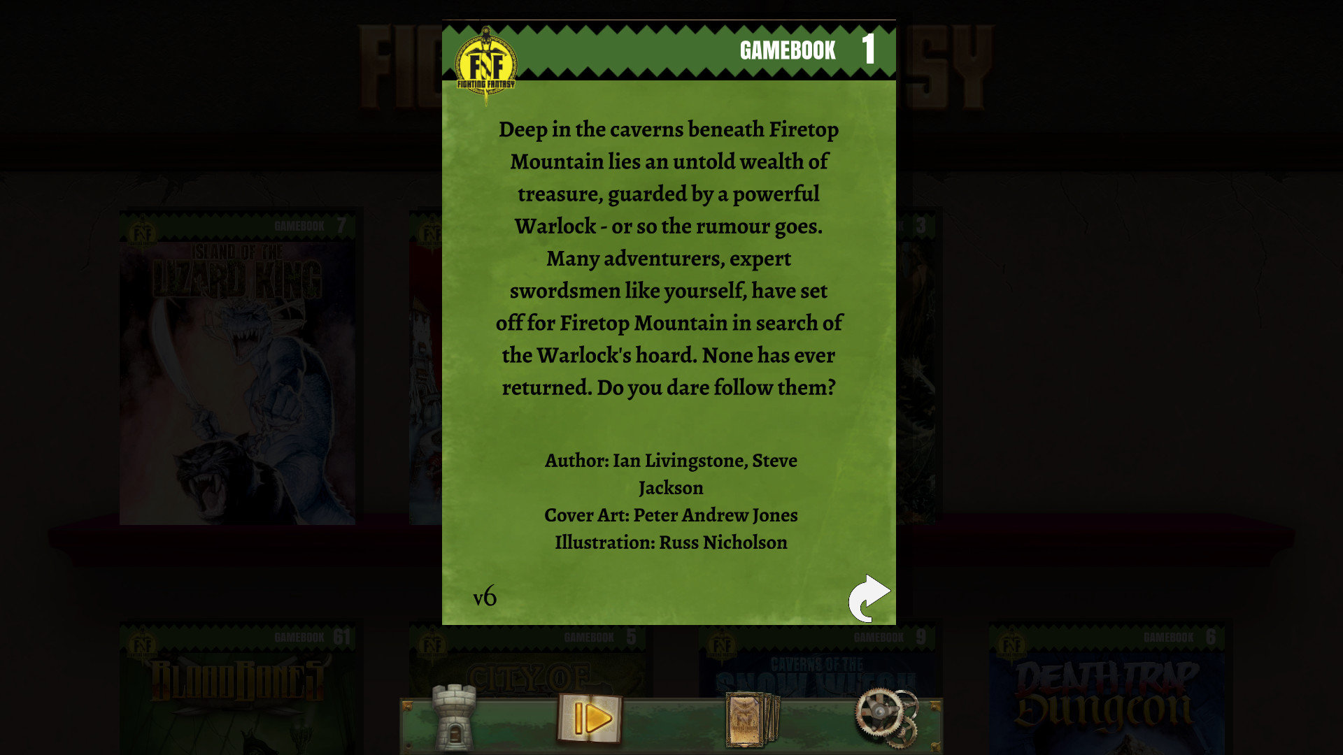 The Warlock of Firetop Mountain screenshot 3