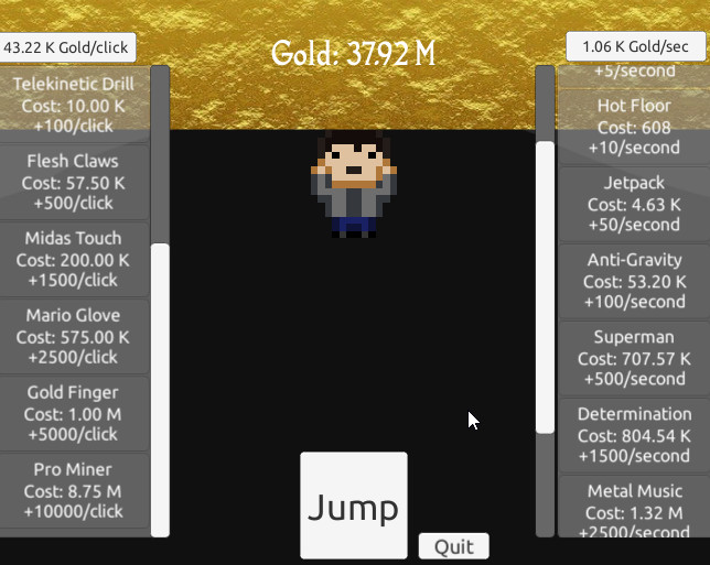 Jumping Man Mine screenshot 2