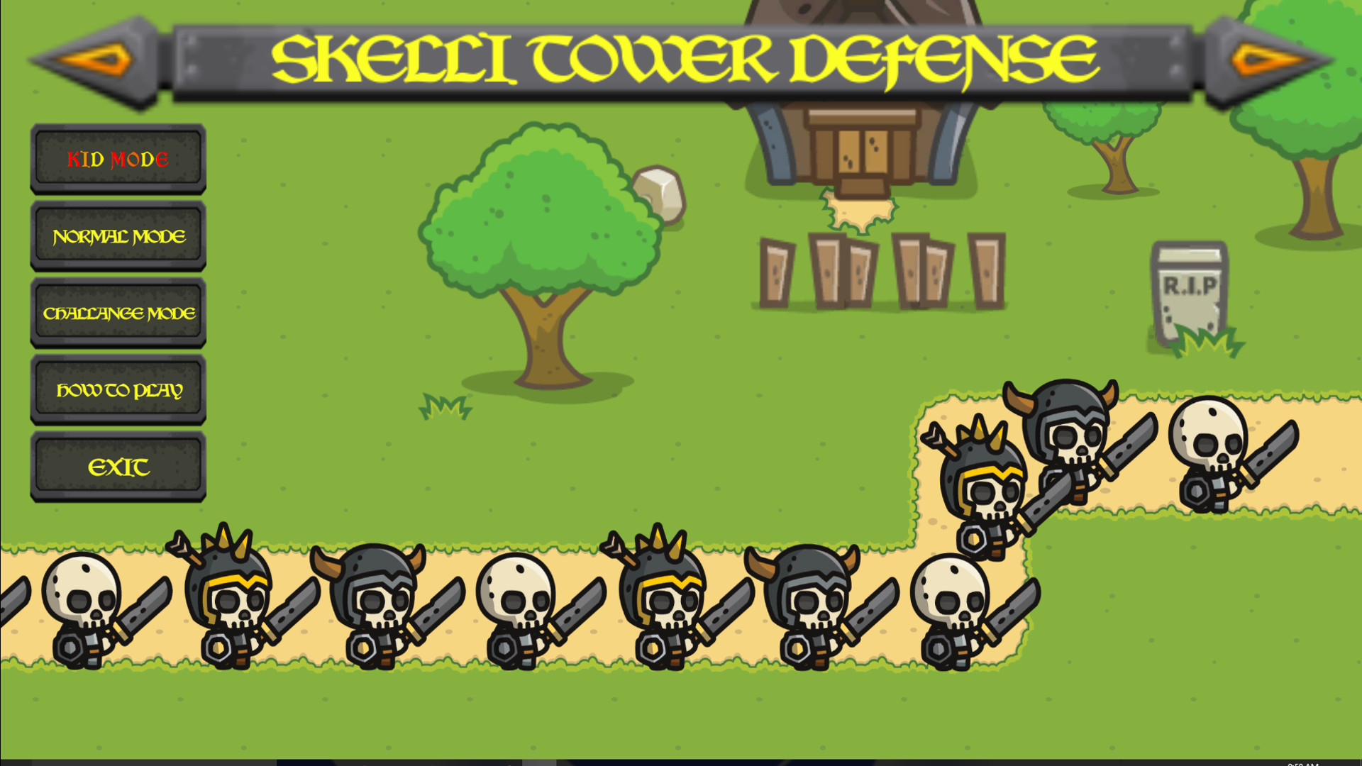 Skelli Tower Defense screenshot 1