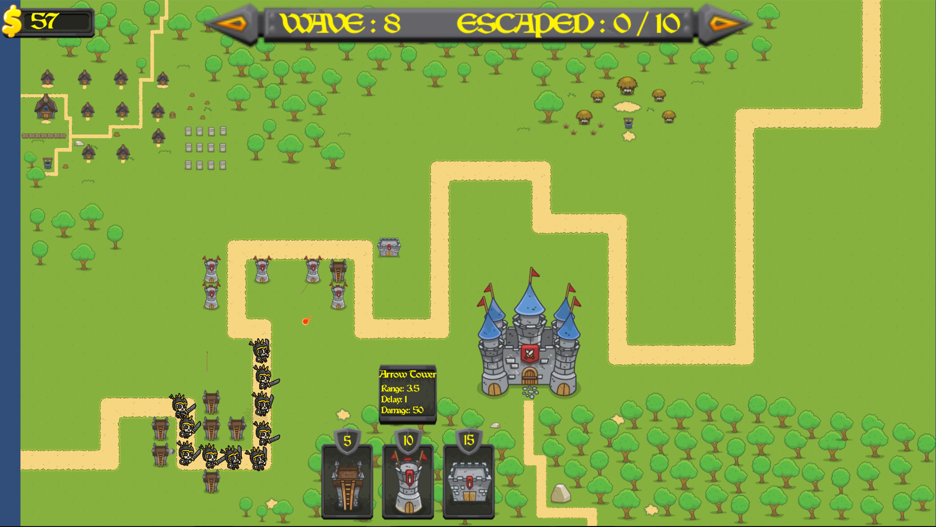 Skelli Tower Defense screenshot 3