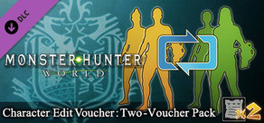 Monster Hunter: World - Character Edit Voucher: Two-Voucher Pack
