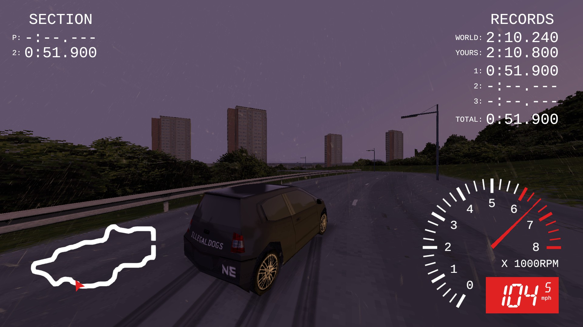Rainy Day Racer screenshot 4