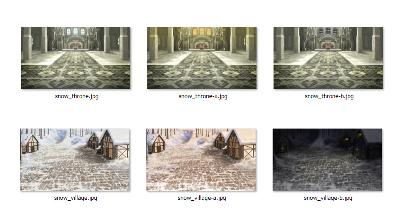 SRPG Studio Snow Background screenshot 5