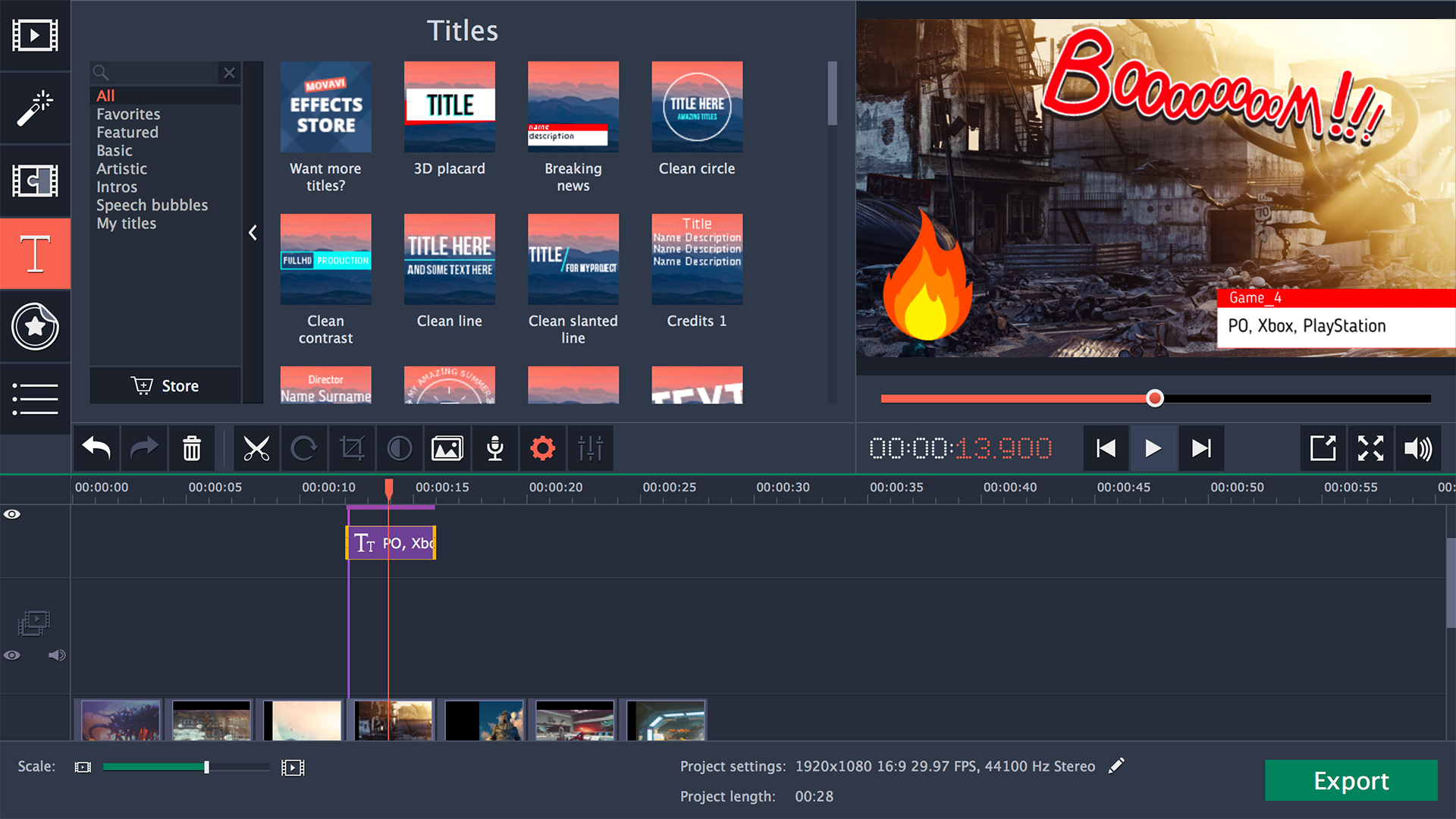 Movavi Video Editor Plus screenshot 3