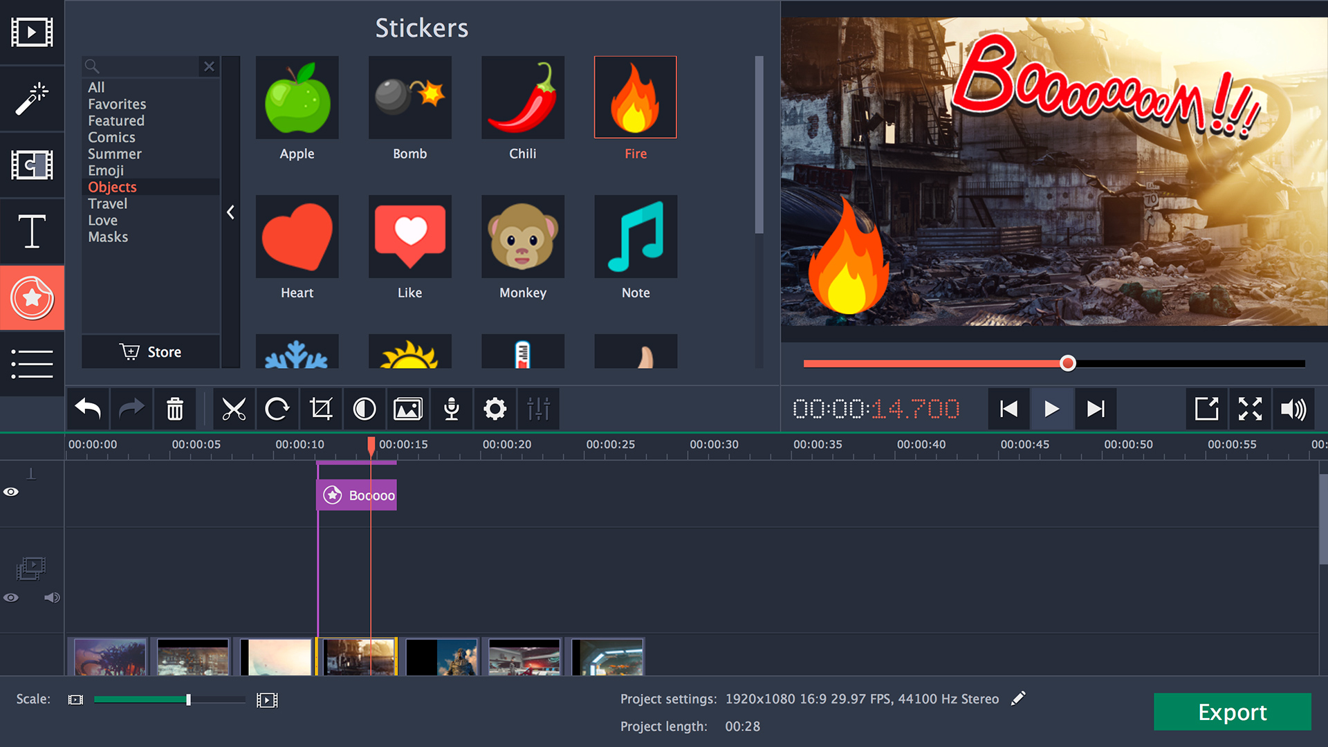 Movavi Video Editor Plus screenshot 2