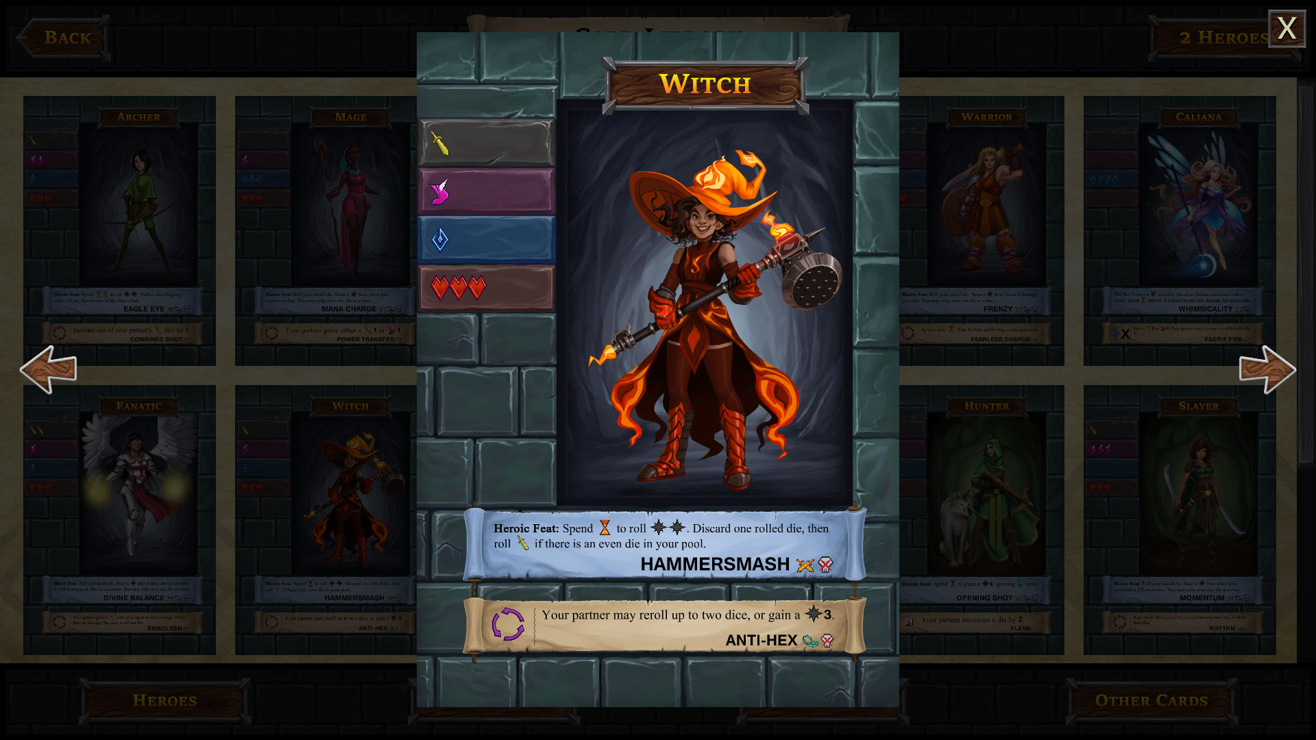 One Deck Dungeon - Witch screenshot 3