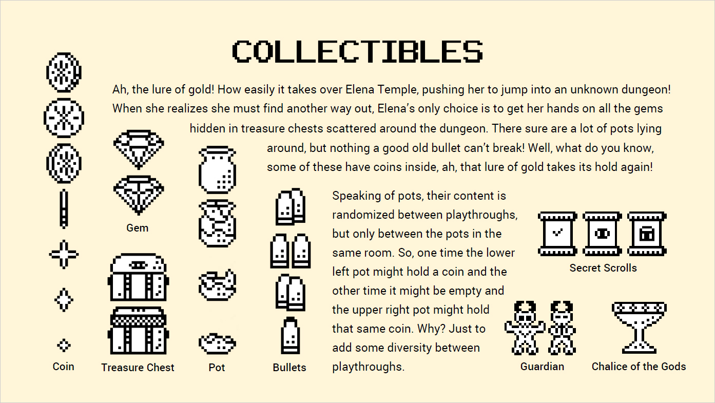 The Adventures of Elena Temple - Design Booklet screenshot 1