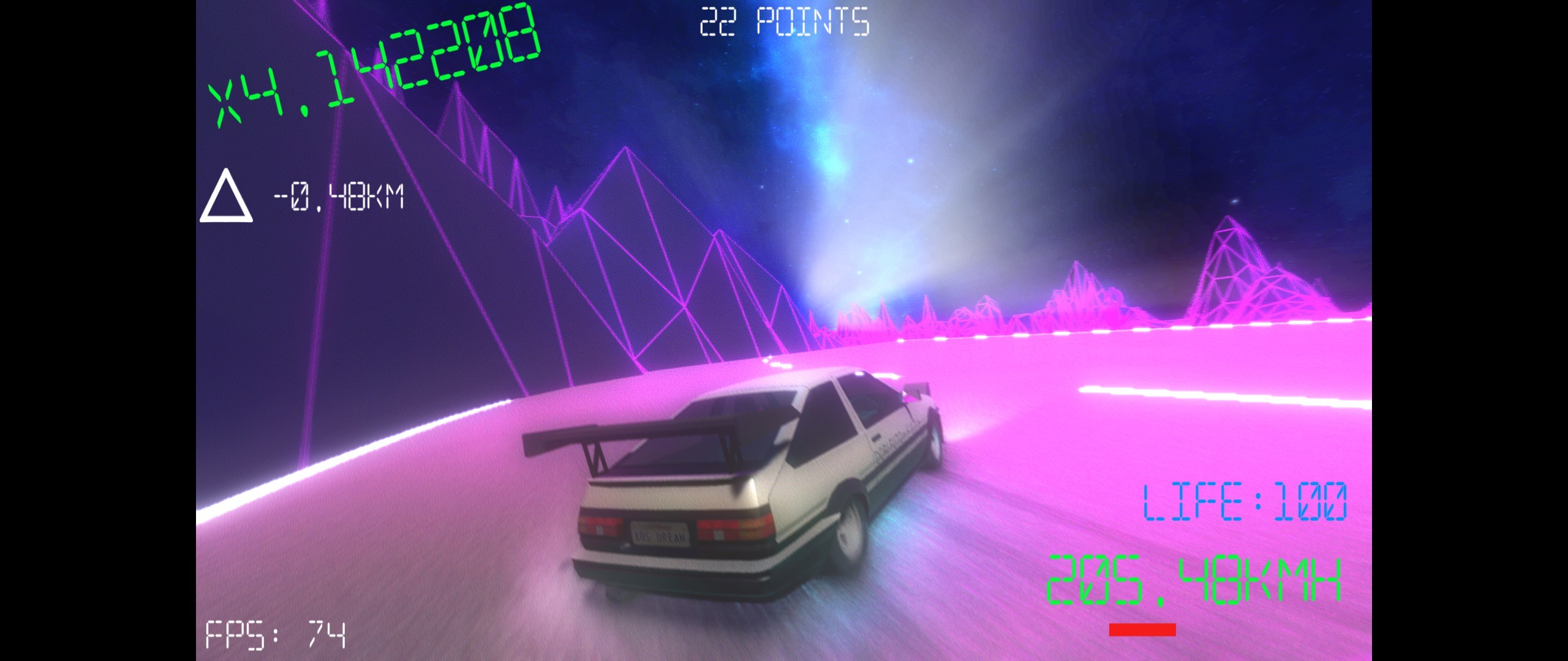Synthwave Dream '85 screenshot 1