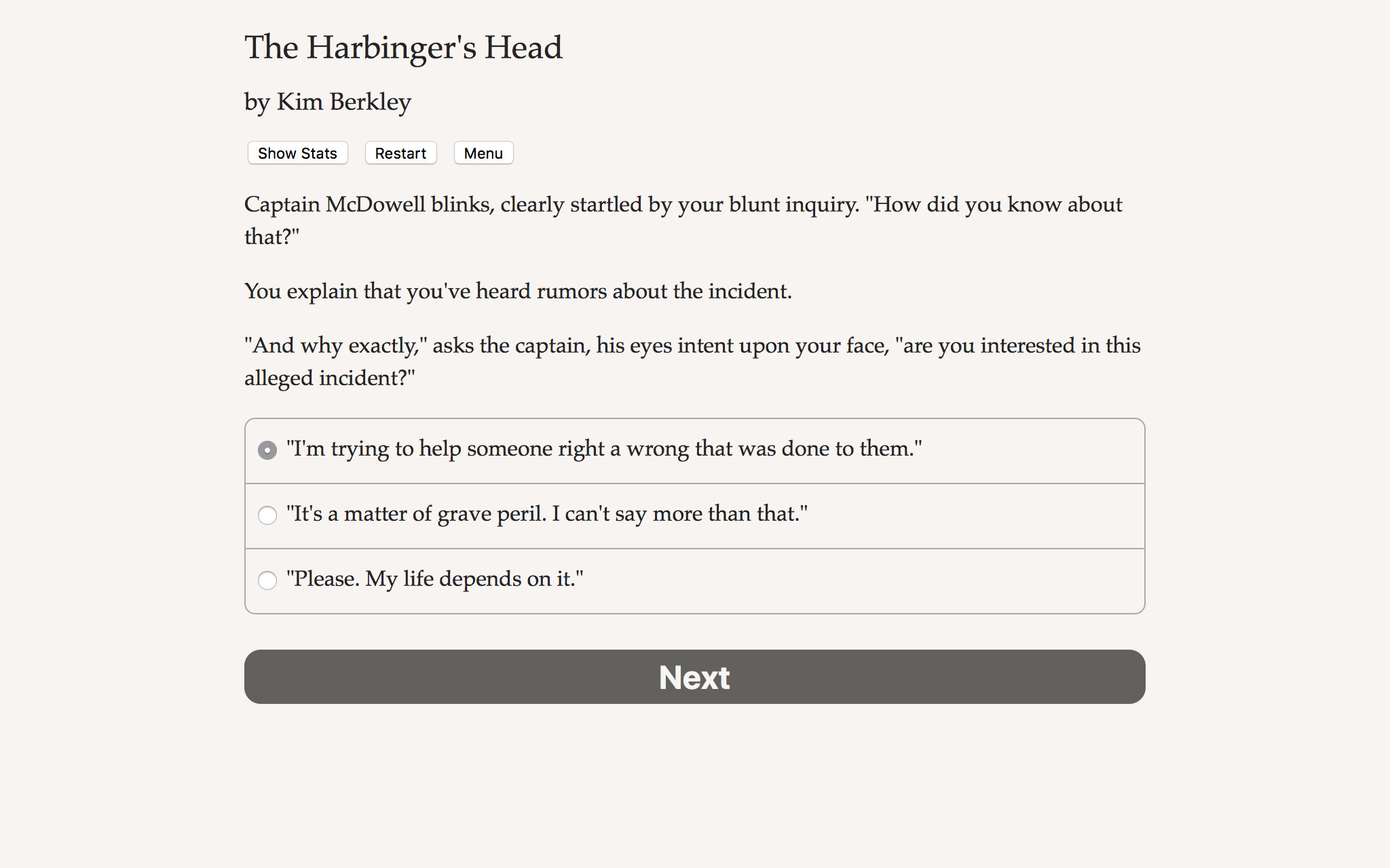 The Harbinger's Head screenshot 5