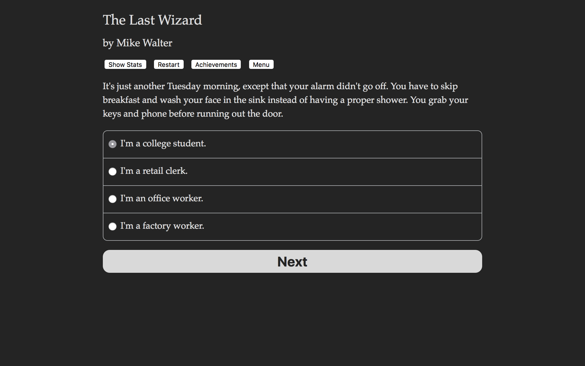 The Last Wizard screenshot 2