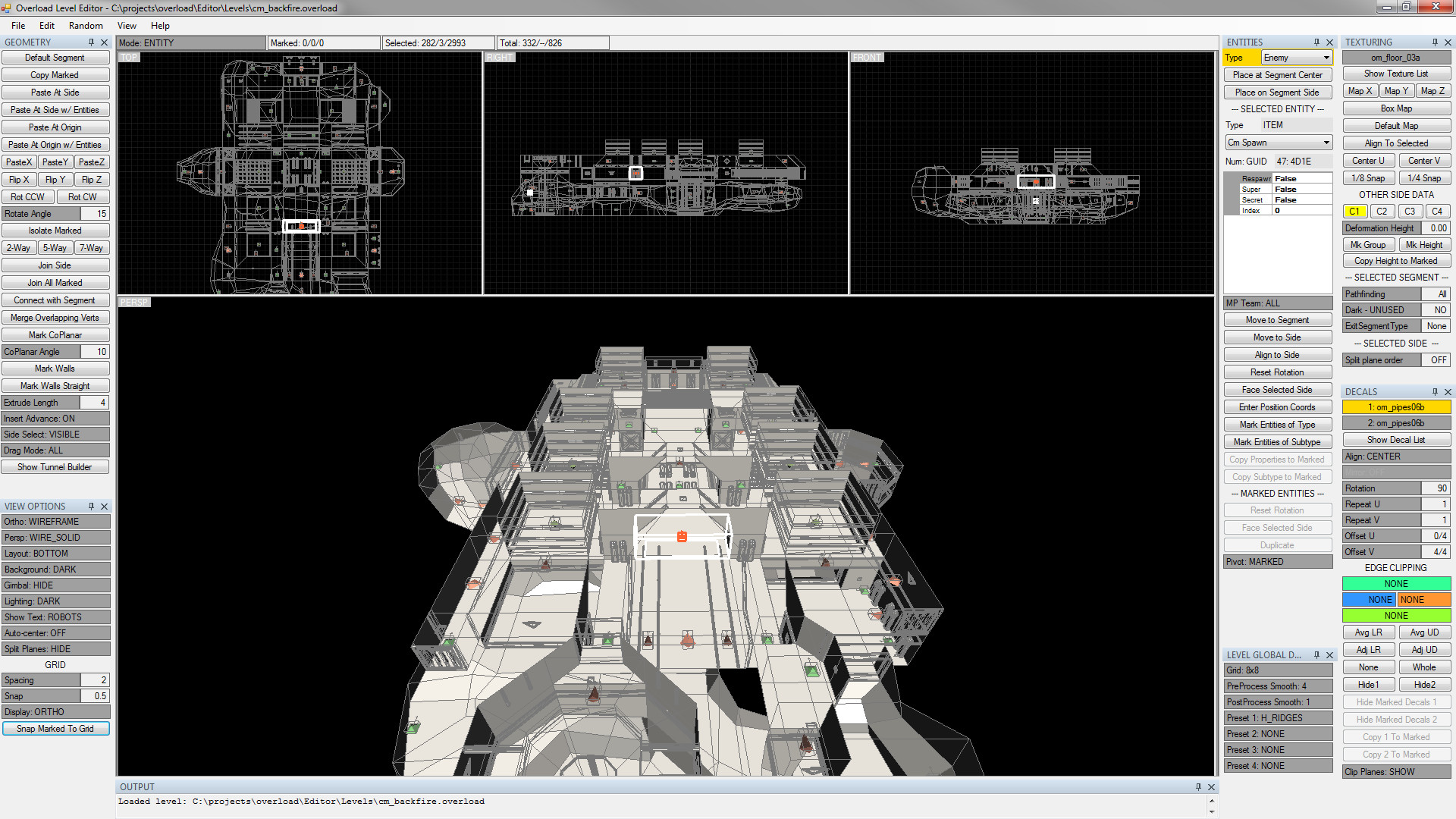 Overload Level Editor screenshot 1