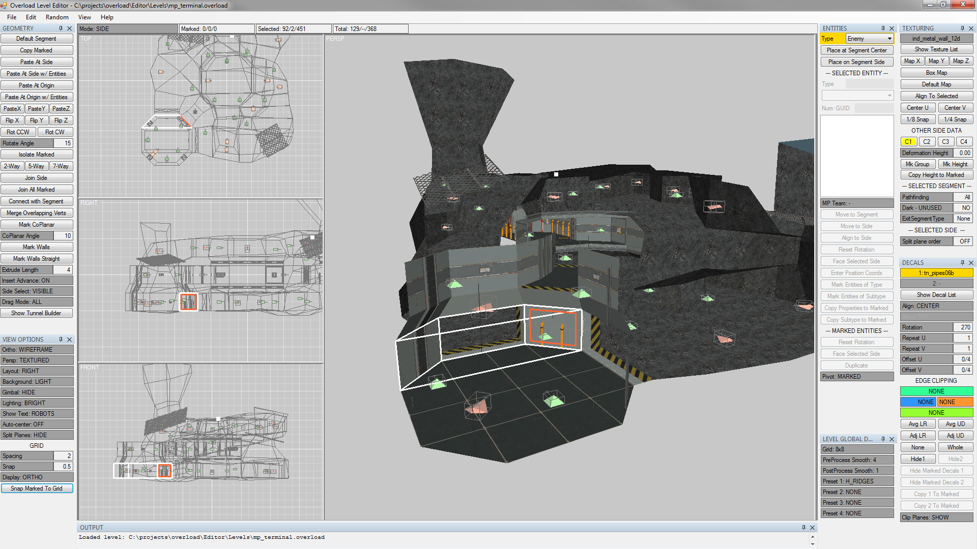 Overload Level Editor screenshot 4