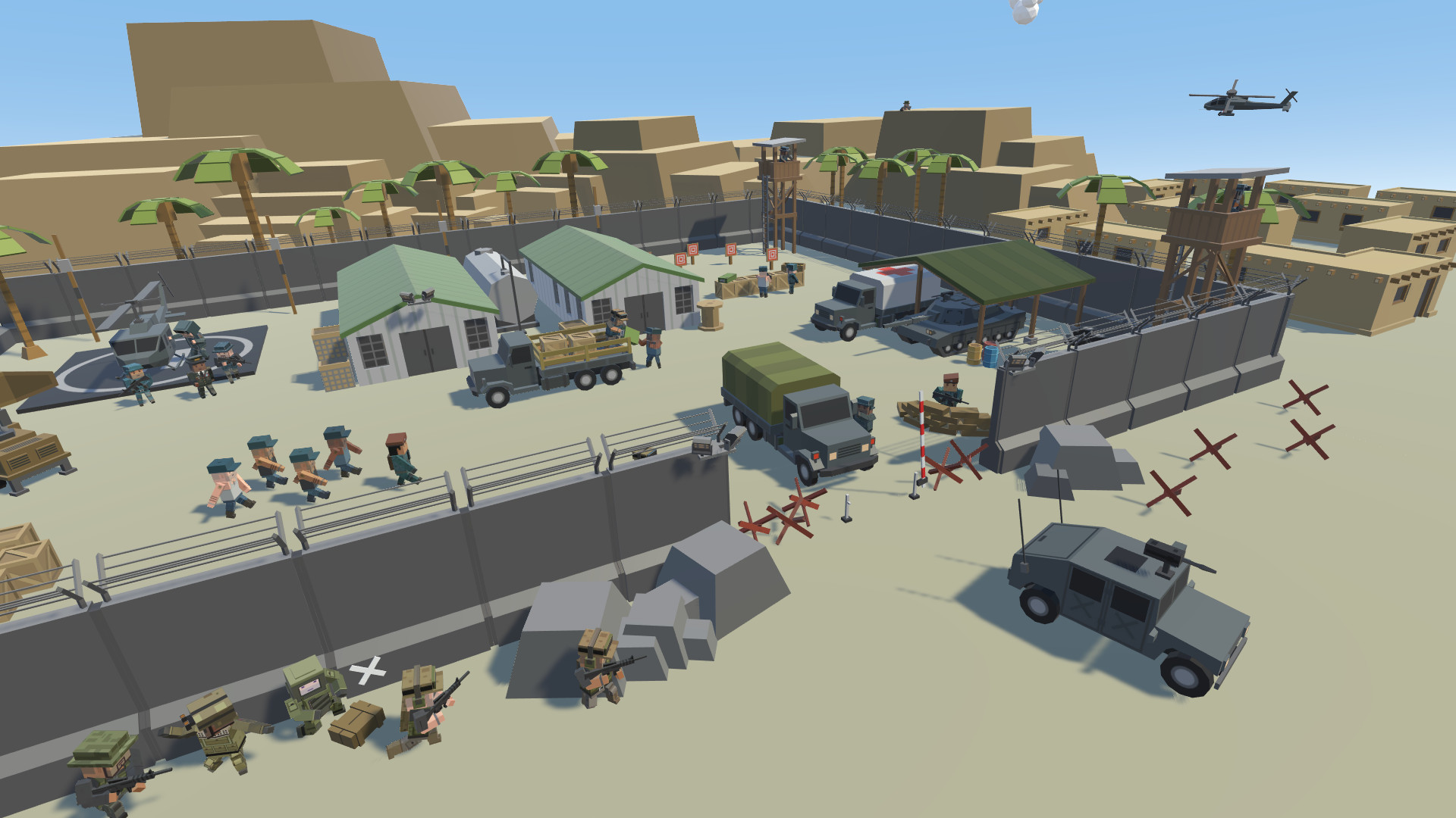 Tiny Town VR - Military Pack screenshot 1