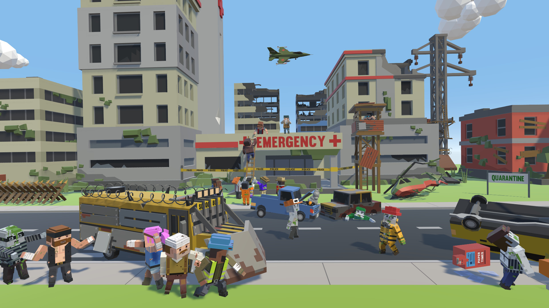 Tiny Town VR - Zombie Pack screenshot 1