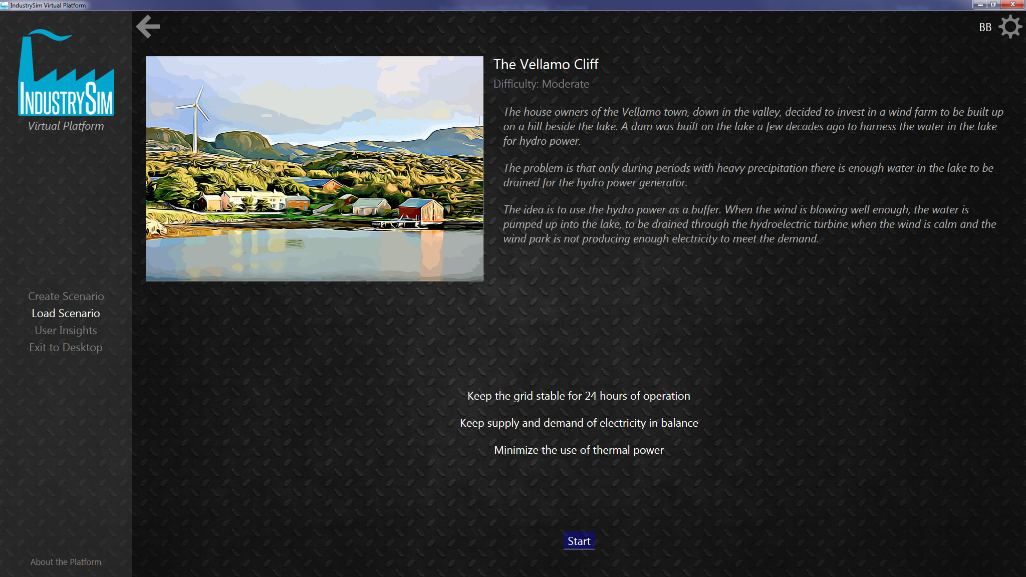 IndustrySim Virtual Platform screenshot 1