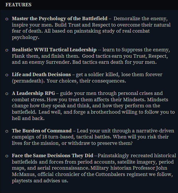 PRESENTATION - Burden of Command 4 features 4 | RPG Jeuxvidéo
