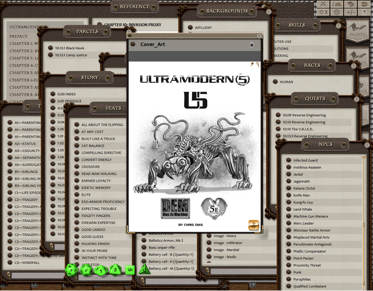 Fantasy Grounds - Ultramodern5 (5E) screenshot 1