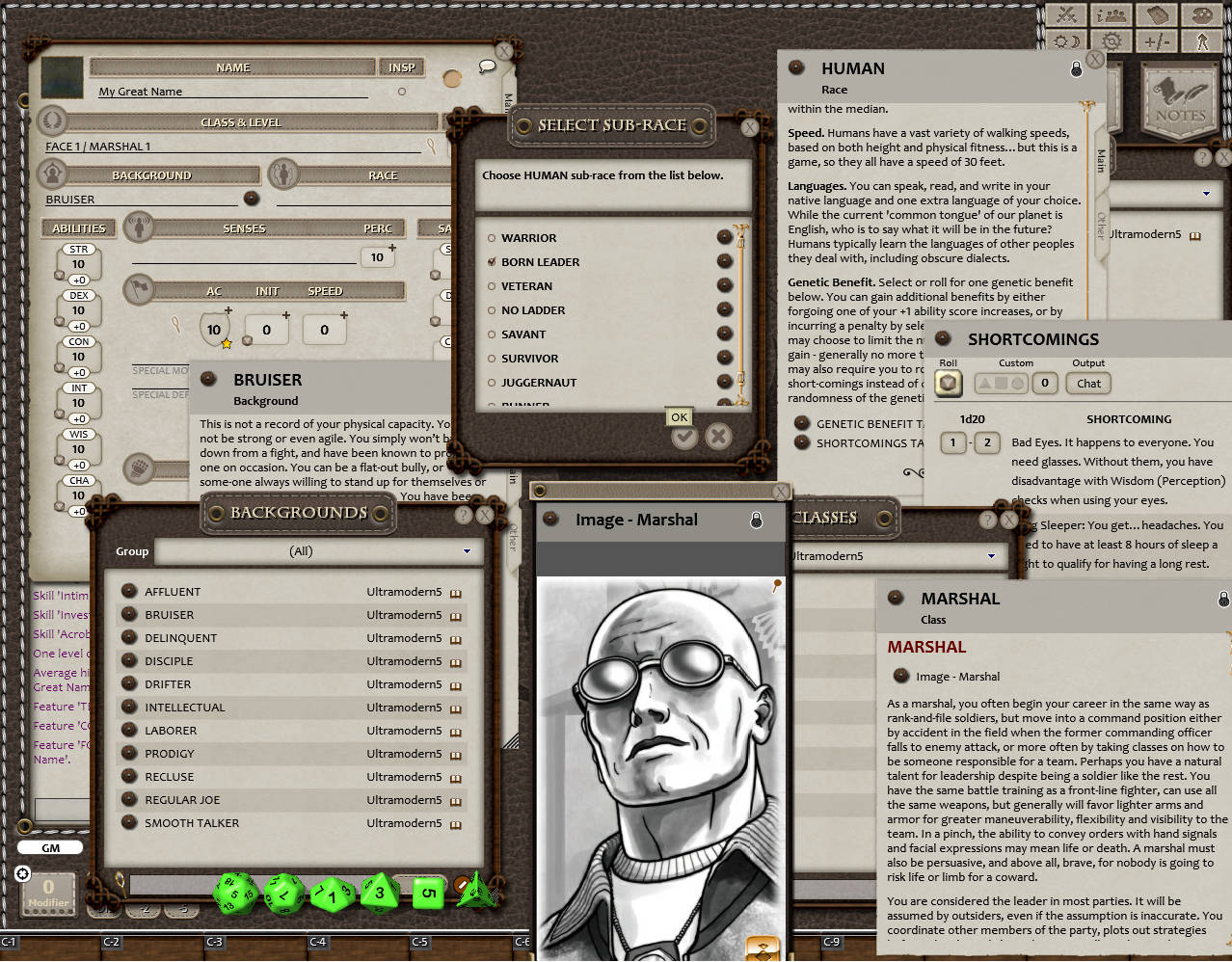 Fantasy Grounds - Ultramodern5 (5E) screenshot 4