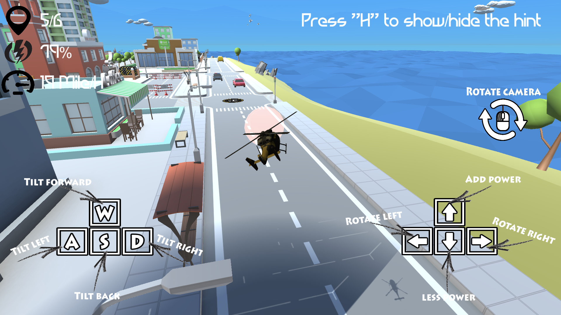 Unmanned helicopter screenshot 1