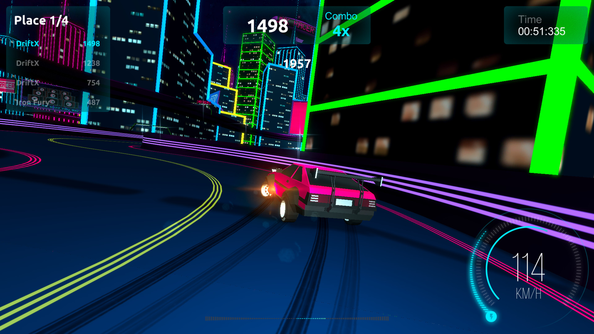 Driftpunk Racer screenshot 1