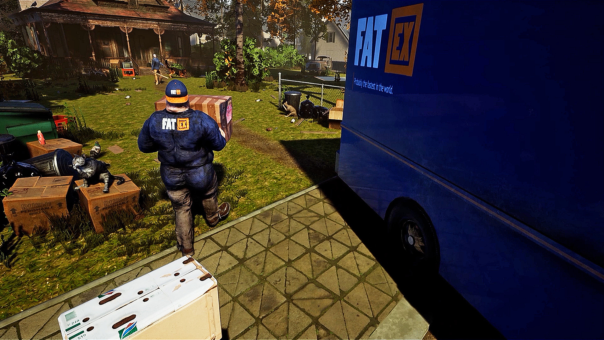 Fat[EX] Courier Simulator screenshot 3