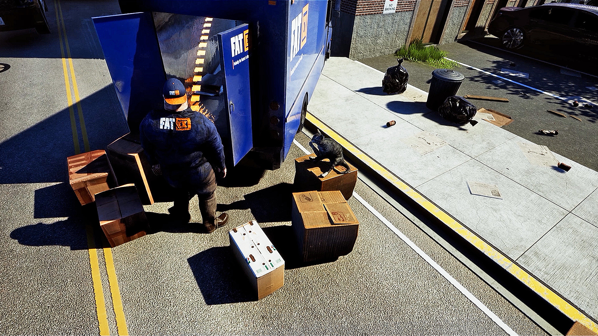 Fat[EX] Courier Simulator screenshot 1