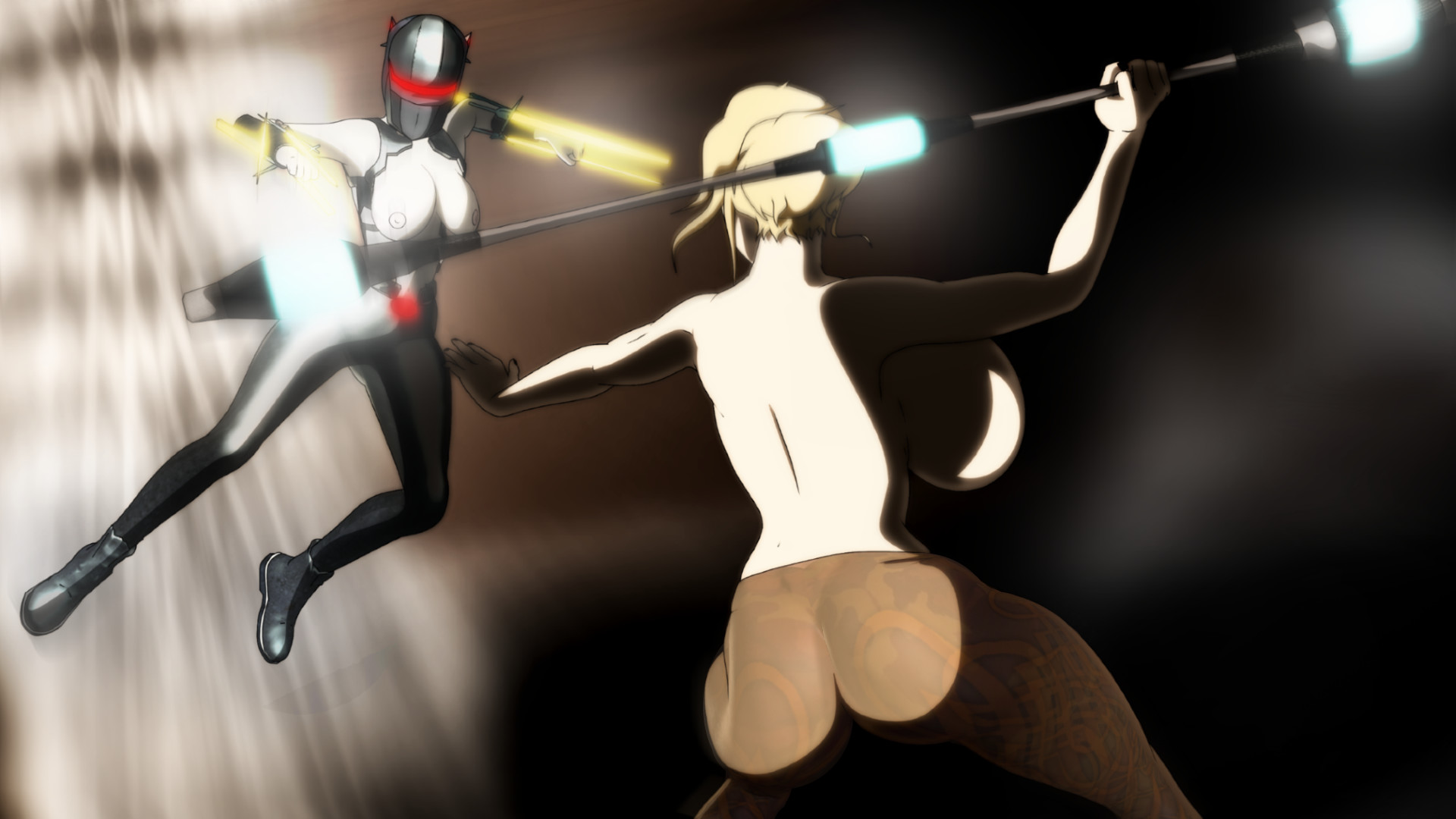 Bare Boob Brawlerz Visual Novel: Vol 01 screenshot 5