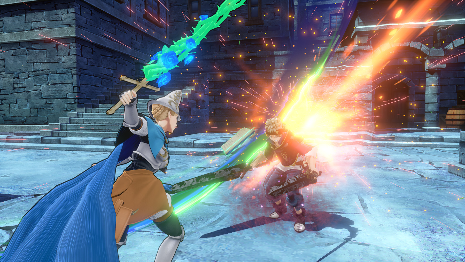 BLACK CLOVER: QUARTET KNIGHTS Royal Magic Knight Set - Blue screenshot 3