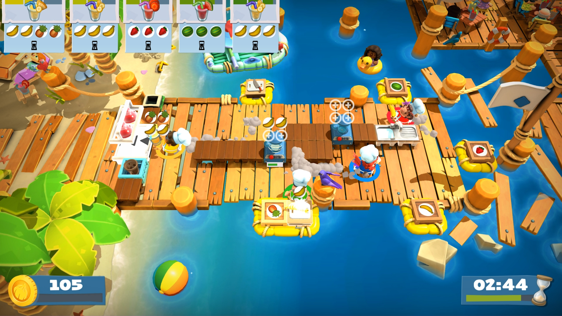 Overcooked! 2 - Surf 'n' Turf screenshot 1