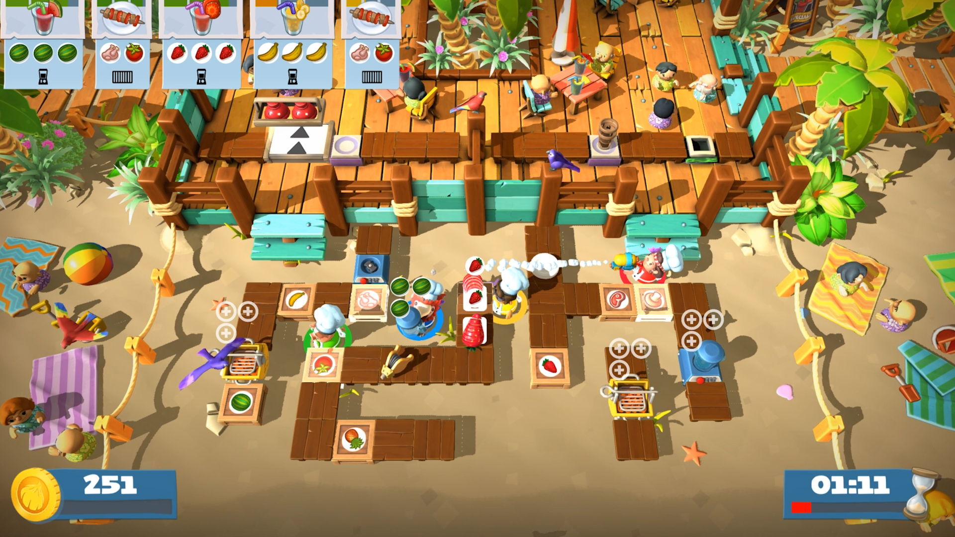 Overcooked! 2 - Surf 'n' Turf screenshot 4