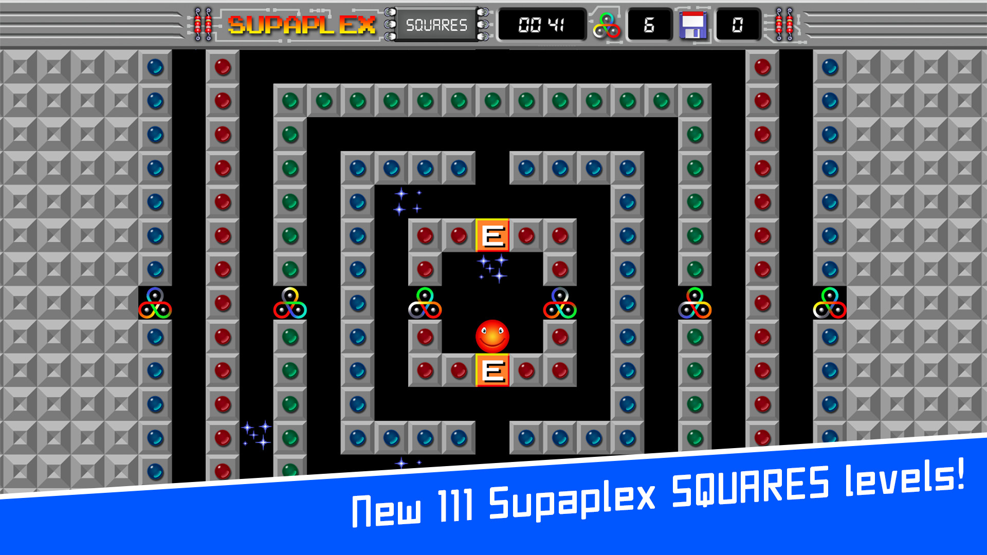 Supaplex SQUARES screenshot 2