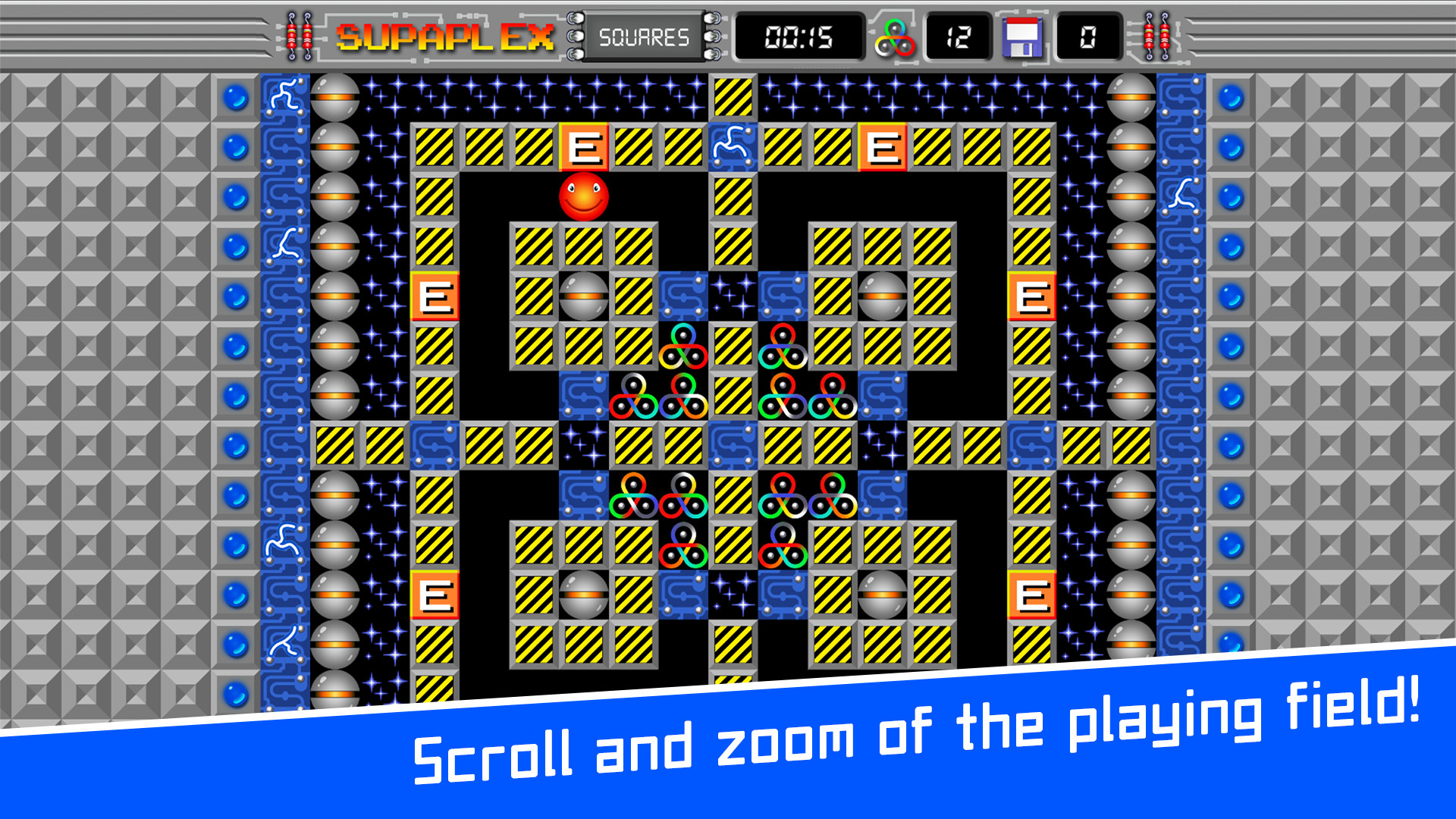 Supaplex SQUARES screenshot 5