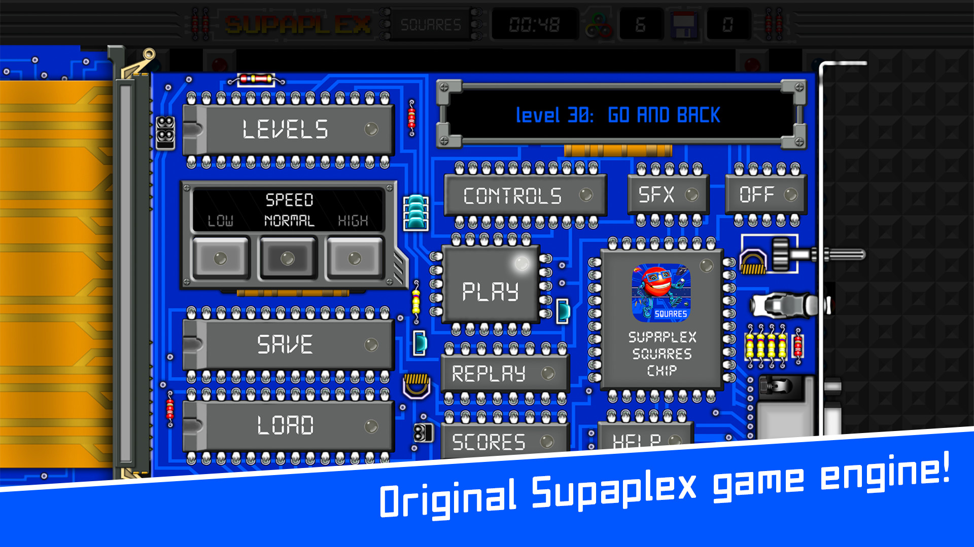 Supaplex SQUARES screenshot 3