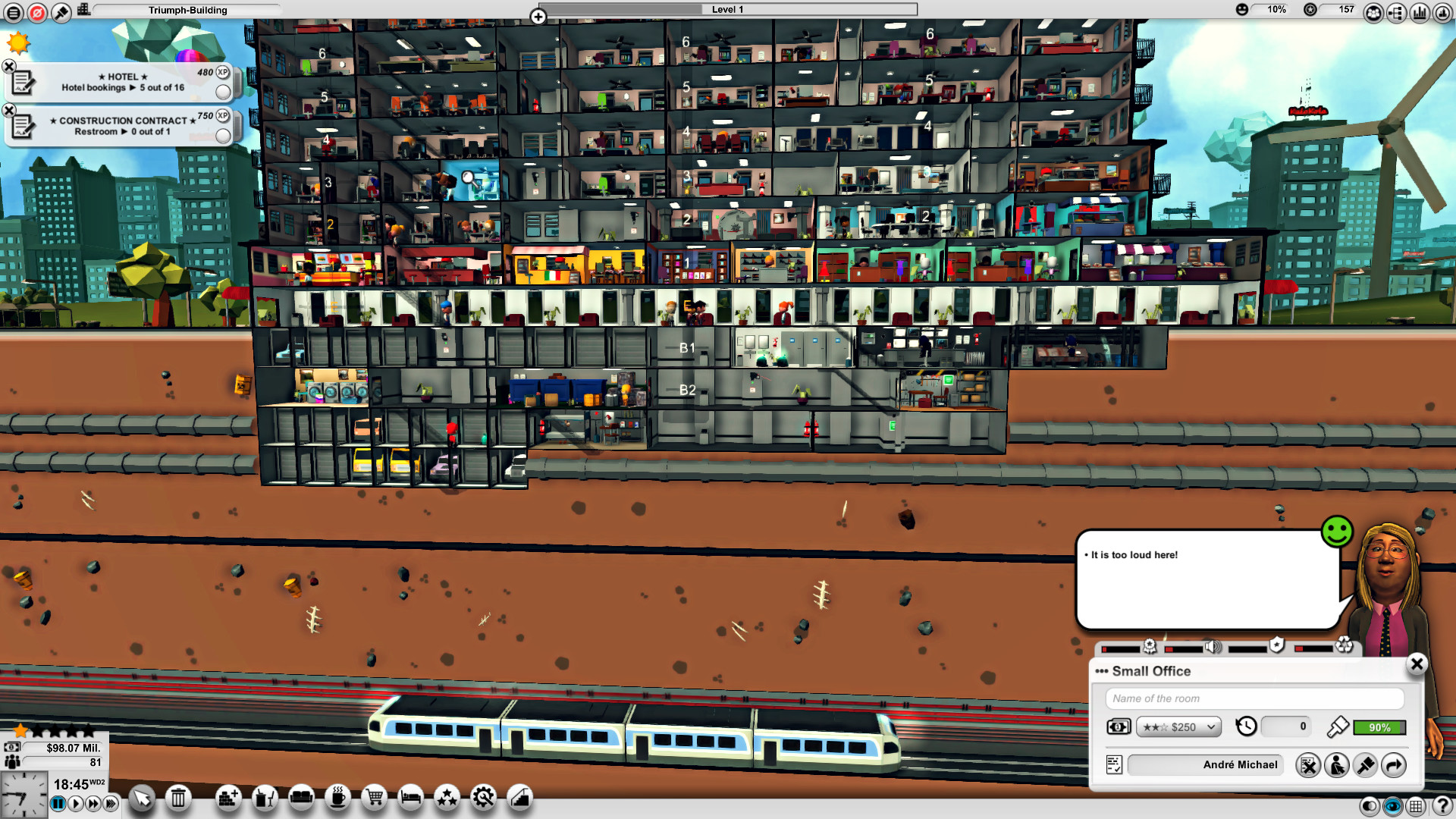 Mad Tower Tycoon screenshot 1