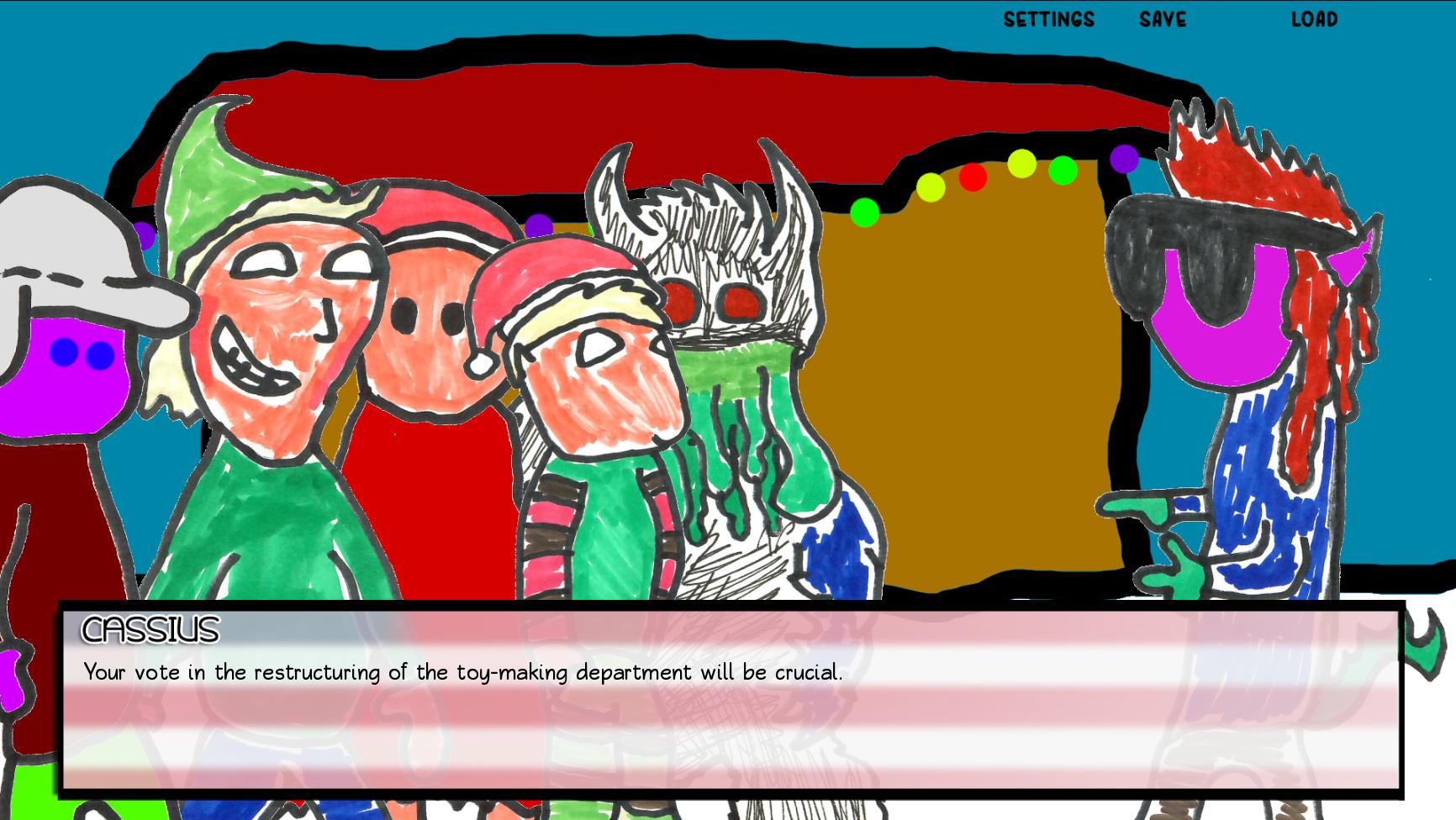 Paper Shakespeare: Stick Julius Caesar: War on Xmas screenshot 2