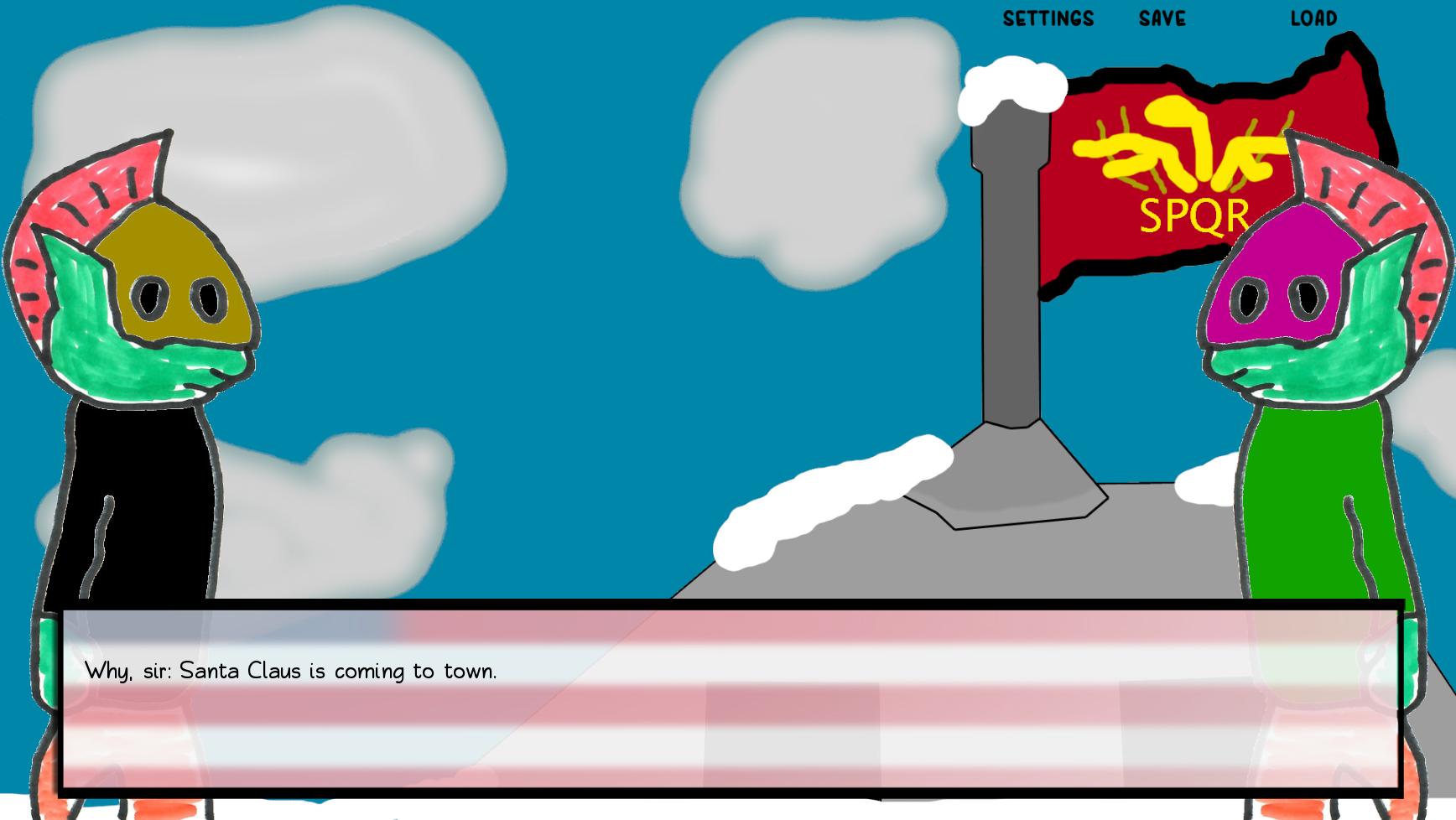 Paper Shakespeare: Stick Julius Caesar: War on Xmas screenshot 1