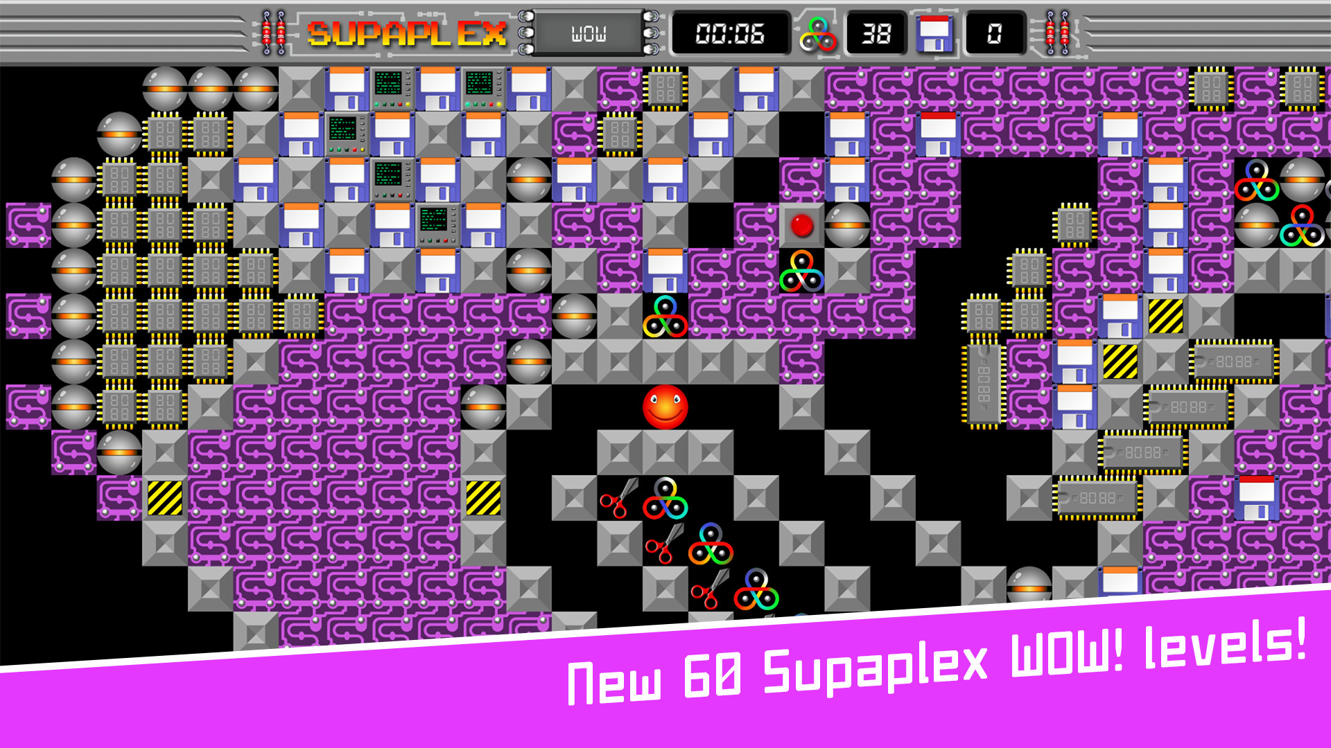 Supaplex WOW! screenshot 2