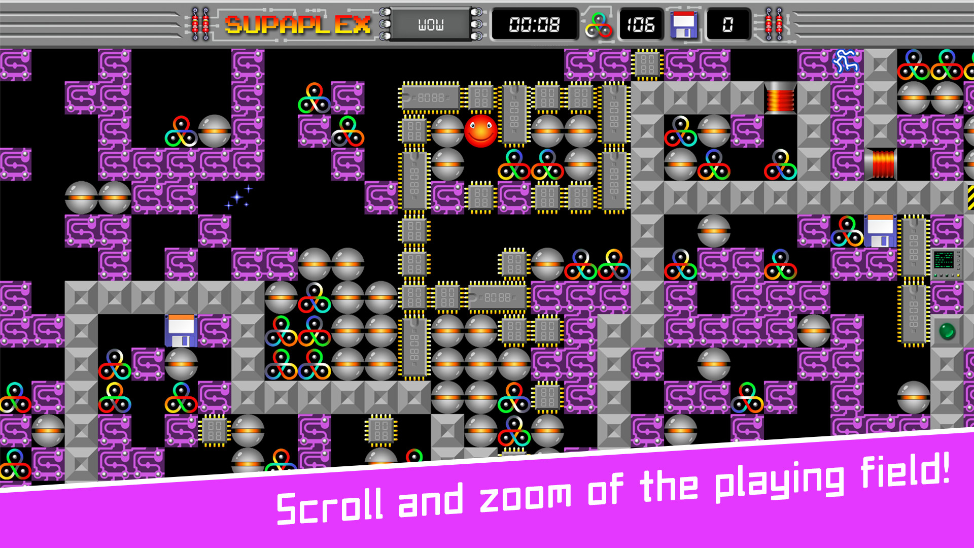 Supaplex WOW! screenshot 5