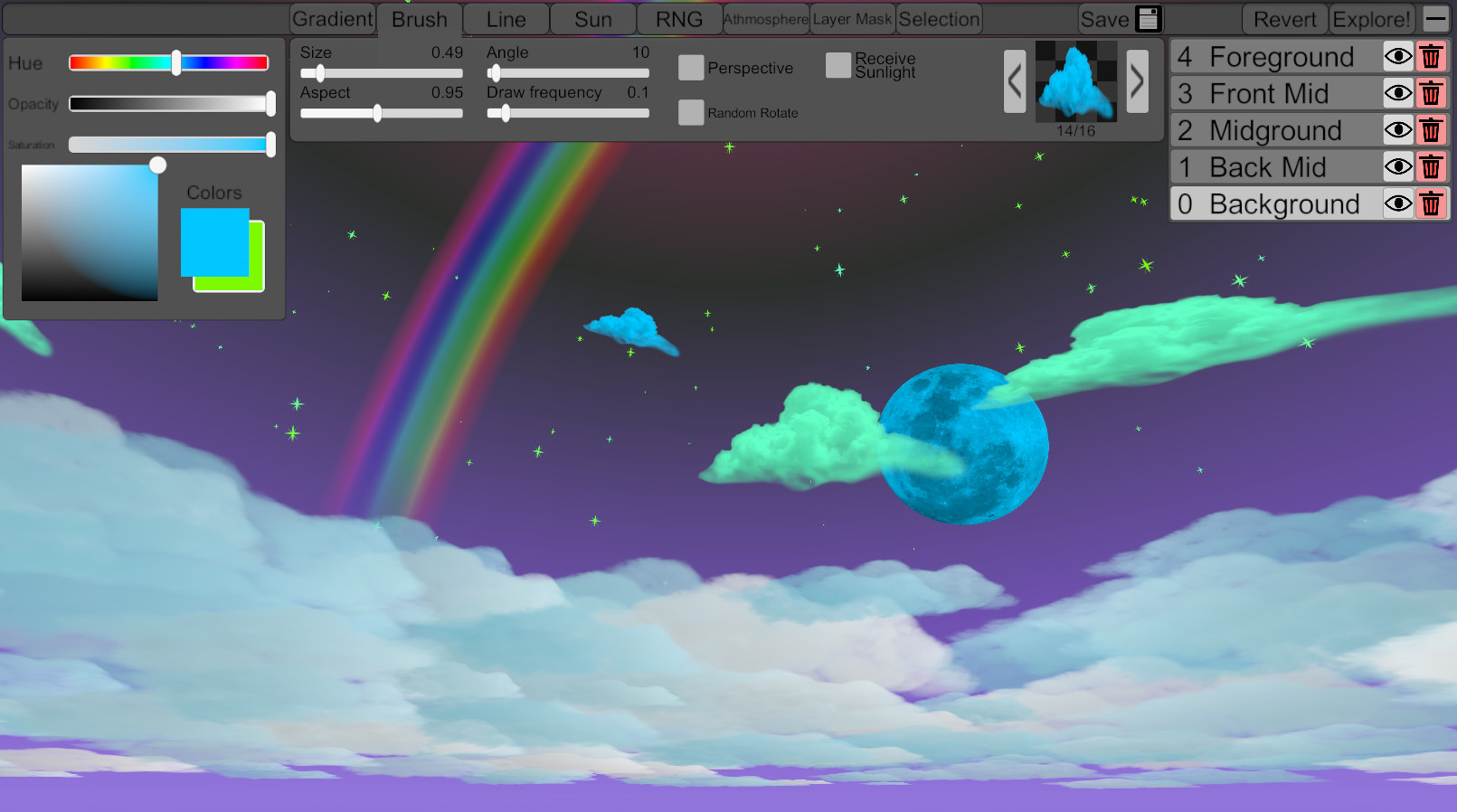 Skybox Painter 3D screenshot 2
