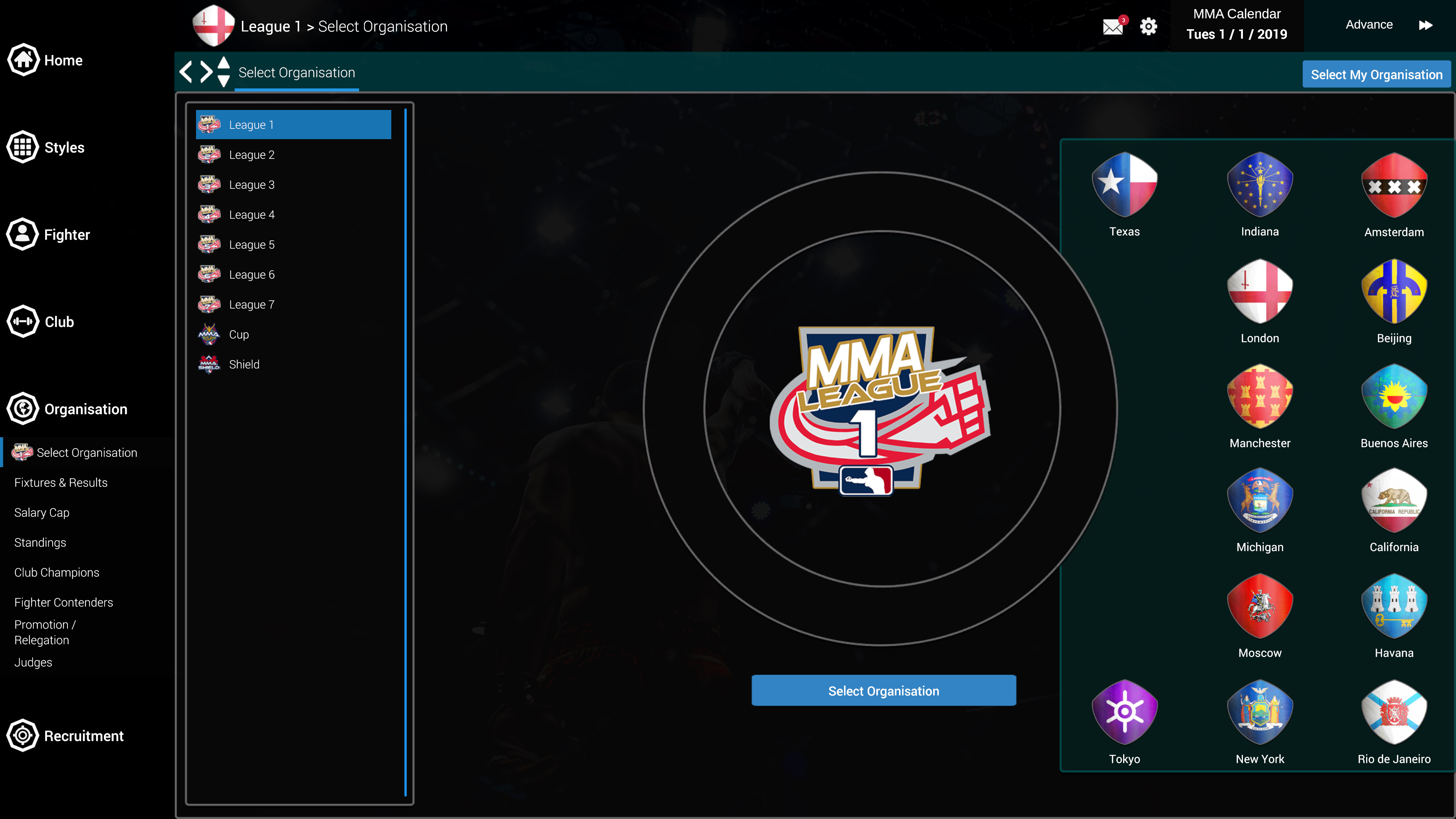 MMA Team Manager screenshot 4