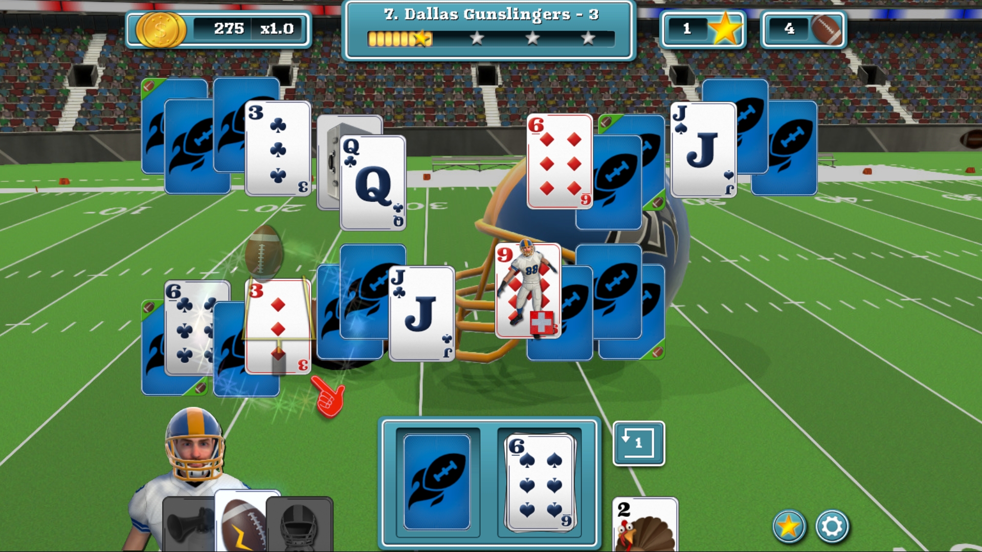 Touch Down Football Solitaire screenshot 11