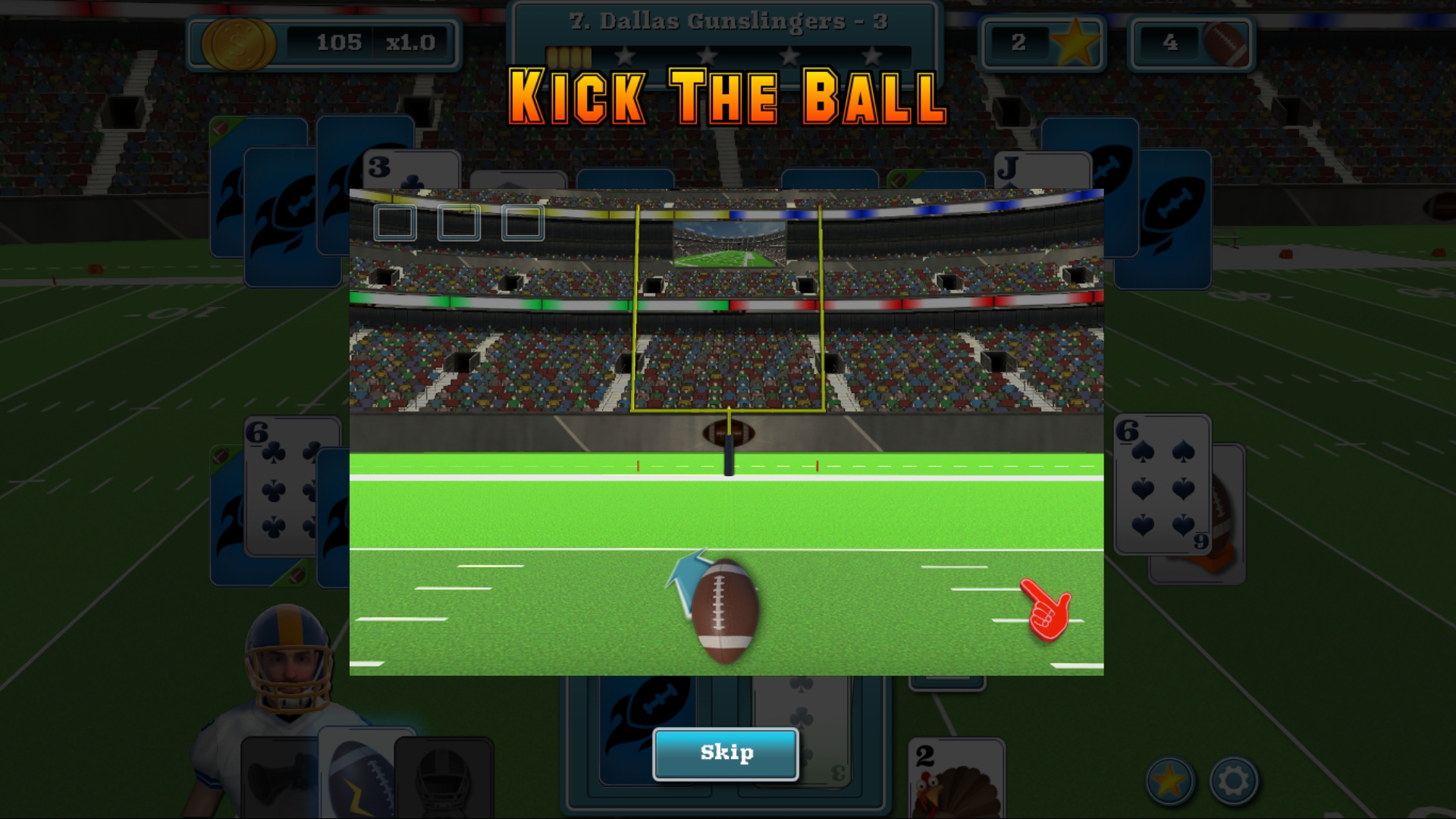 Touch Down Football Solitaire screenshot 4
