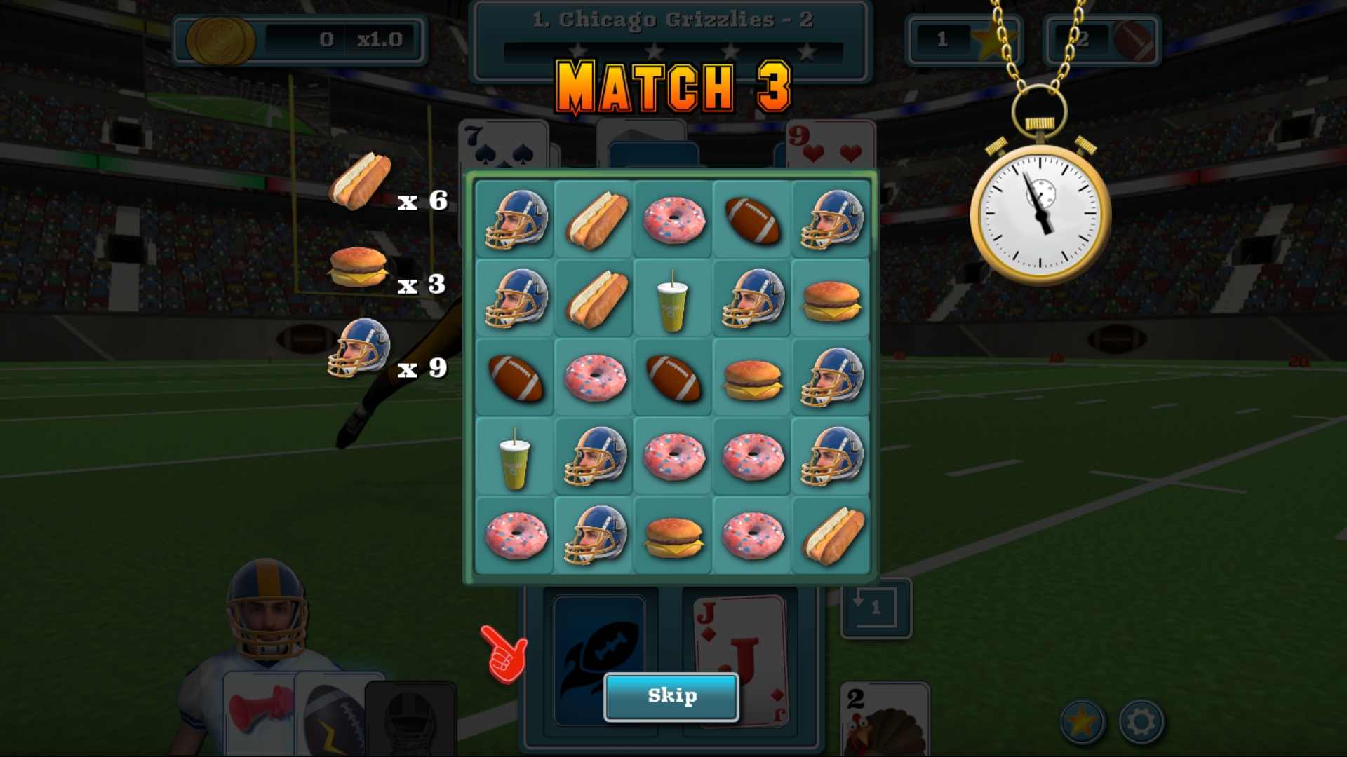 Touch Down Football Solitaire screenshot 10