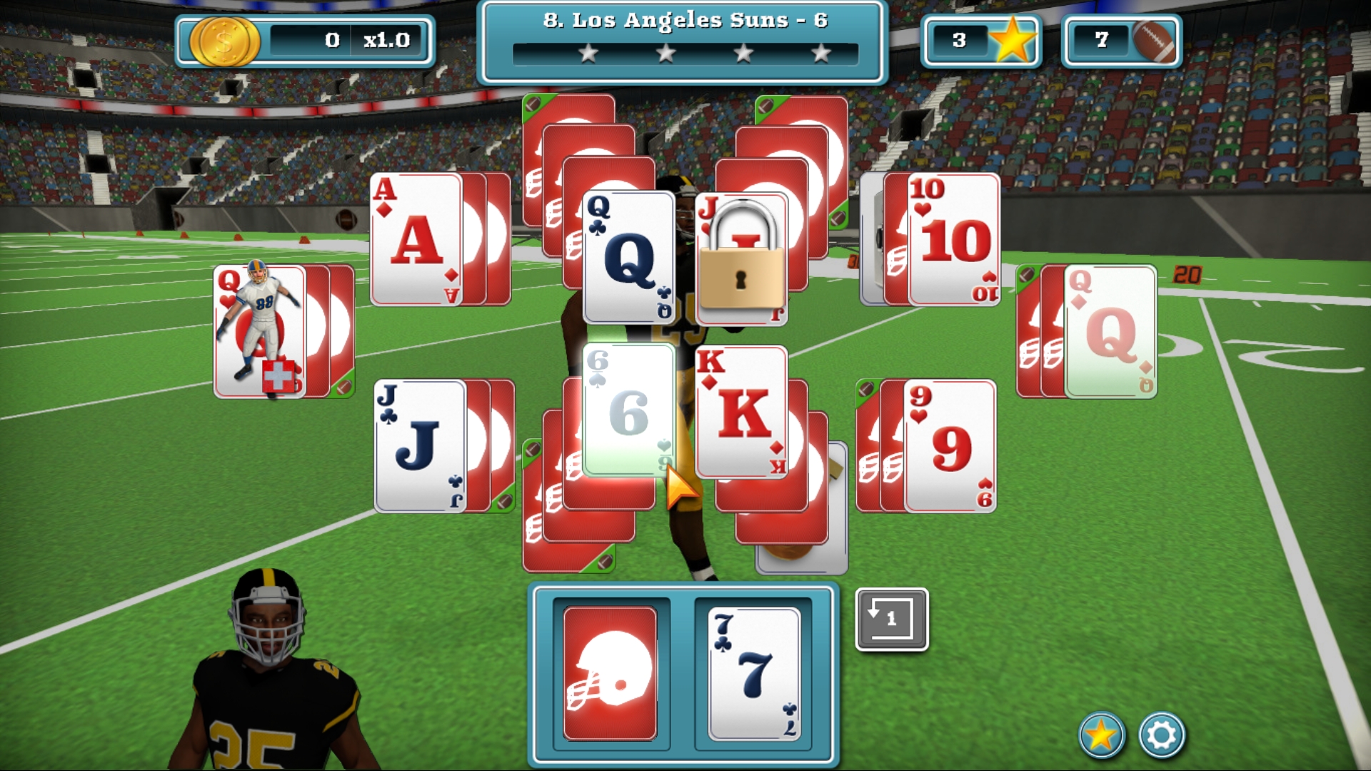 Touch Down Football Solitaire screenshot 13