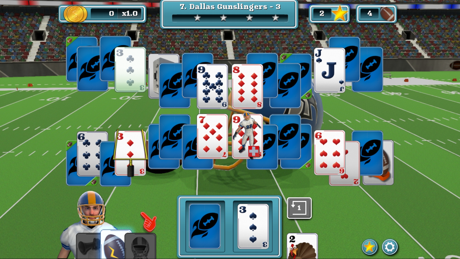 Touch Down Football Solitaire screenshot 5