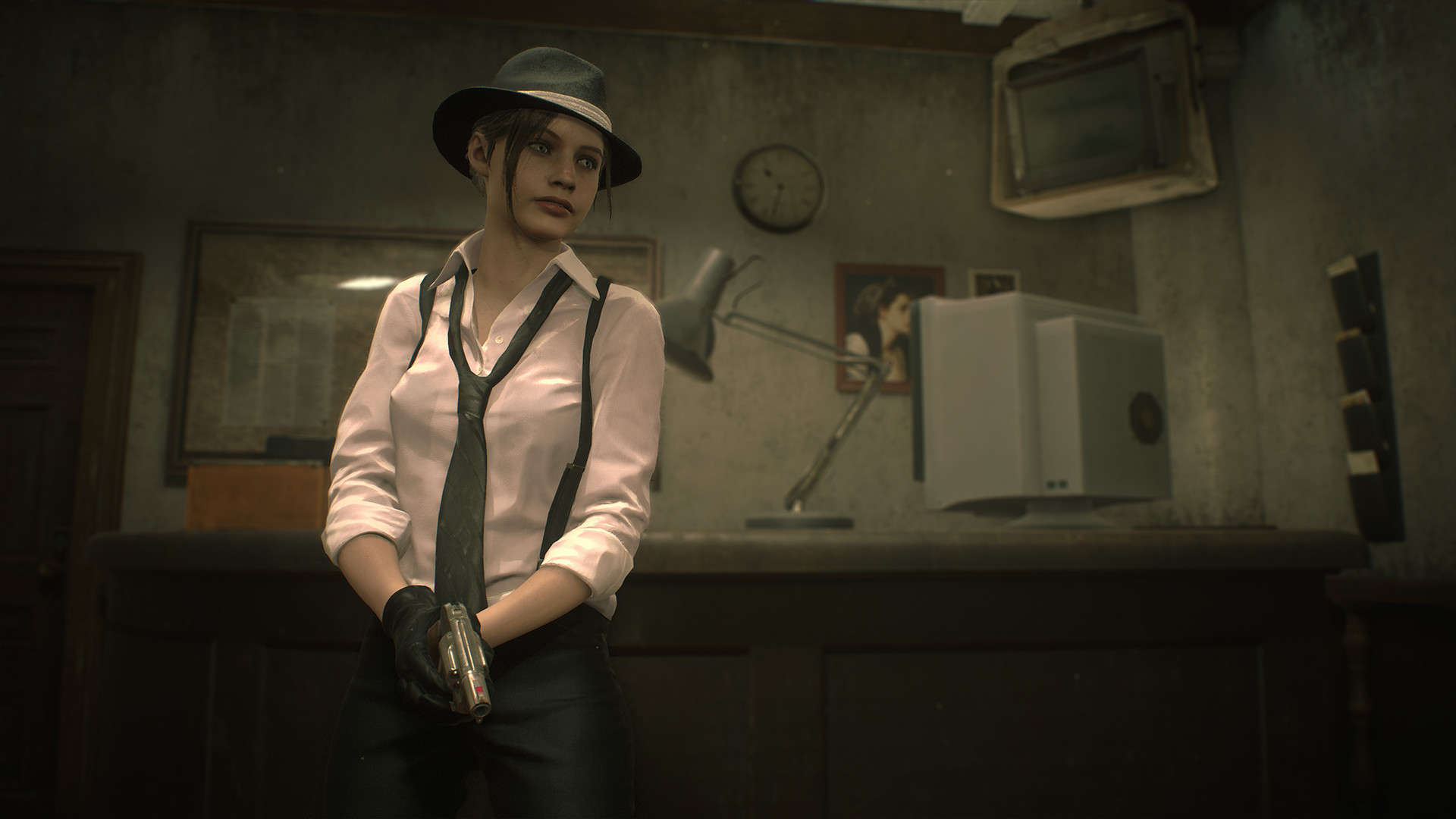 Resident Evil 2 - Claire Costume: Noir screenshot 1